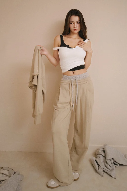 Cozy Warmth Sweatpants (暖洋洋寬鬆抽繩長褲)