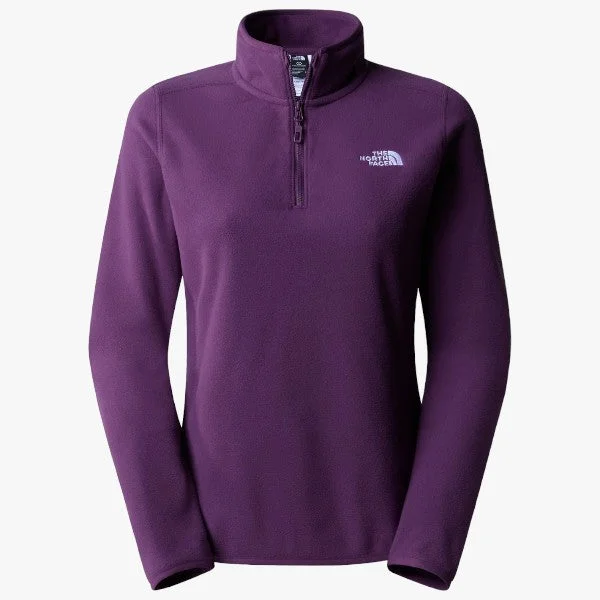 The North Face Women's Glacier 1/4 Zip Sweater Boysenberry