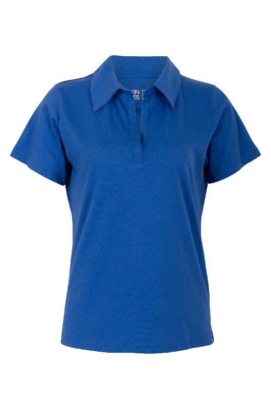 100% Cotton Polo Top | MARINE | 6005A1