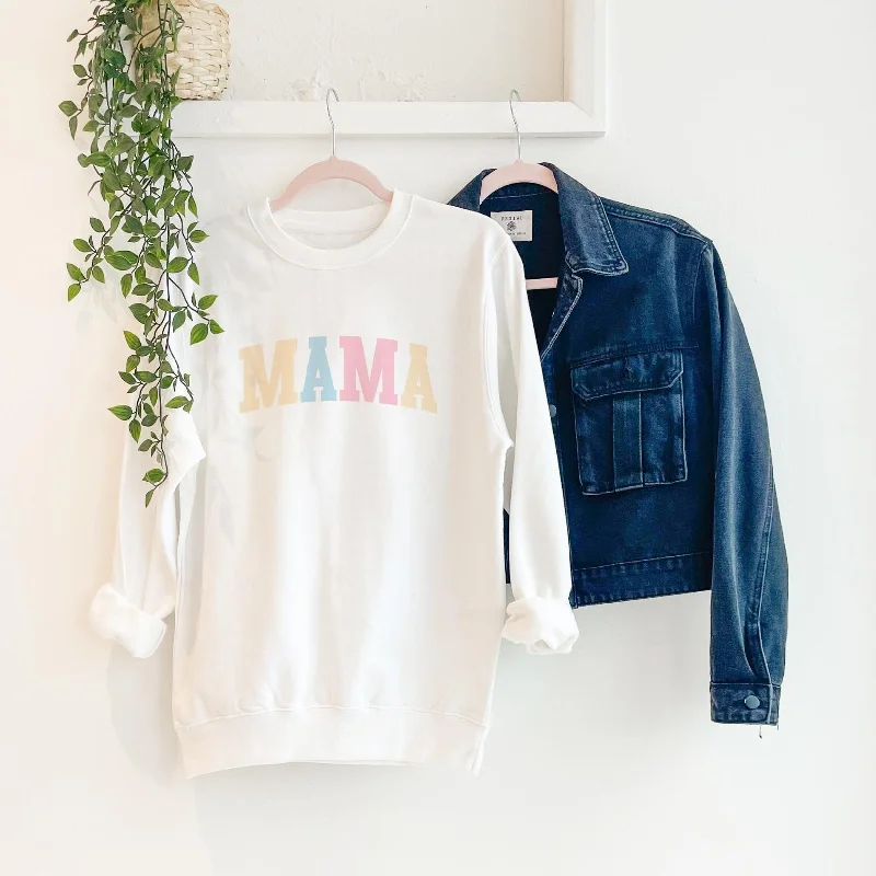 Mama Pastel College Sweatshirt