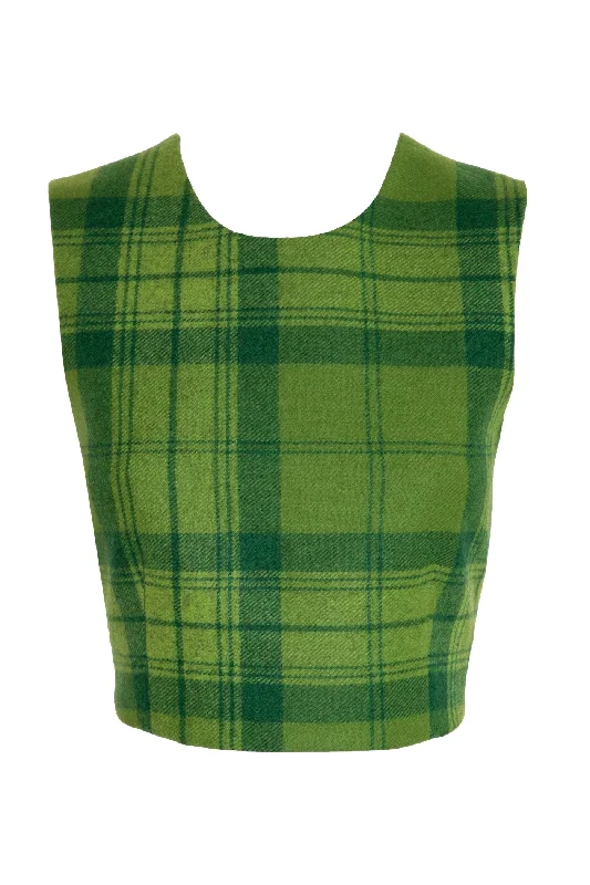 KATARIINA Adjustable Top - Checked Green