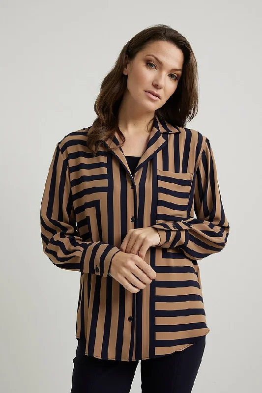 Joseph Ribkoff Striped Blouse