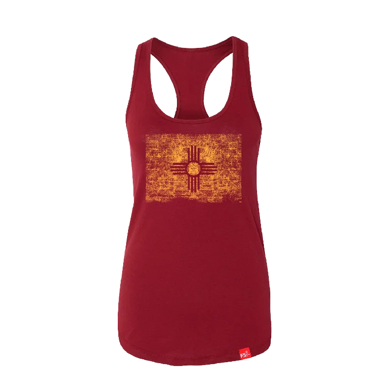 New Mexico State Flag Racerback Tank