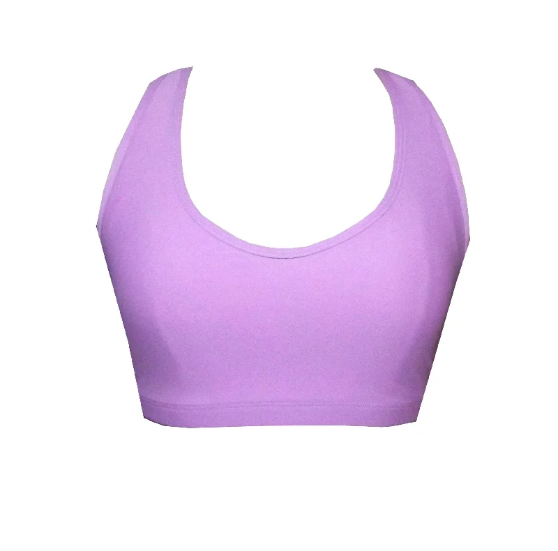 Lilac Sports Crop Top