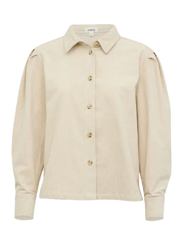 Helle Cord Shirt Oatmeal