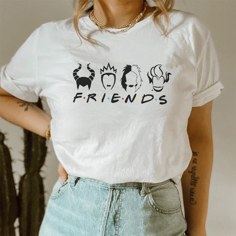 Halloween Villains Friends Women's T-Shirt