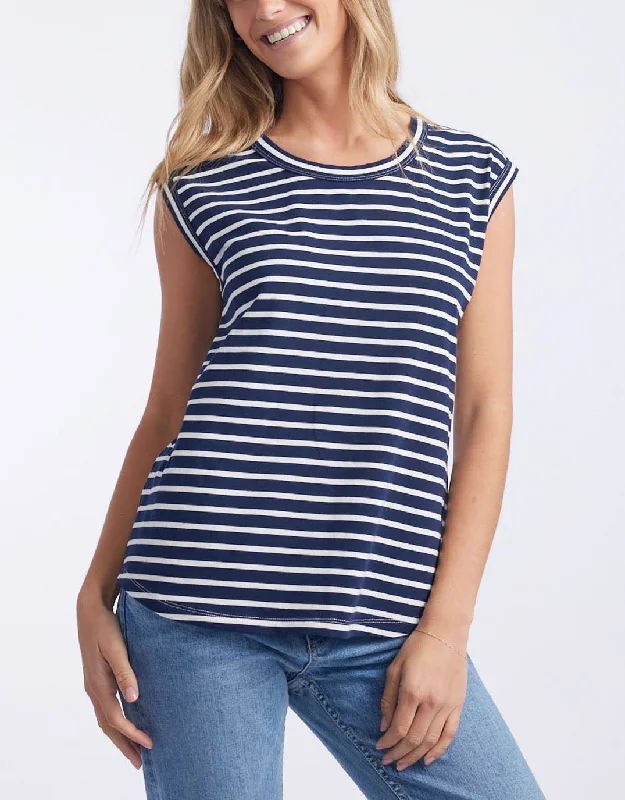 Cali Tank Top - Paris Stripe