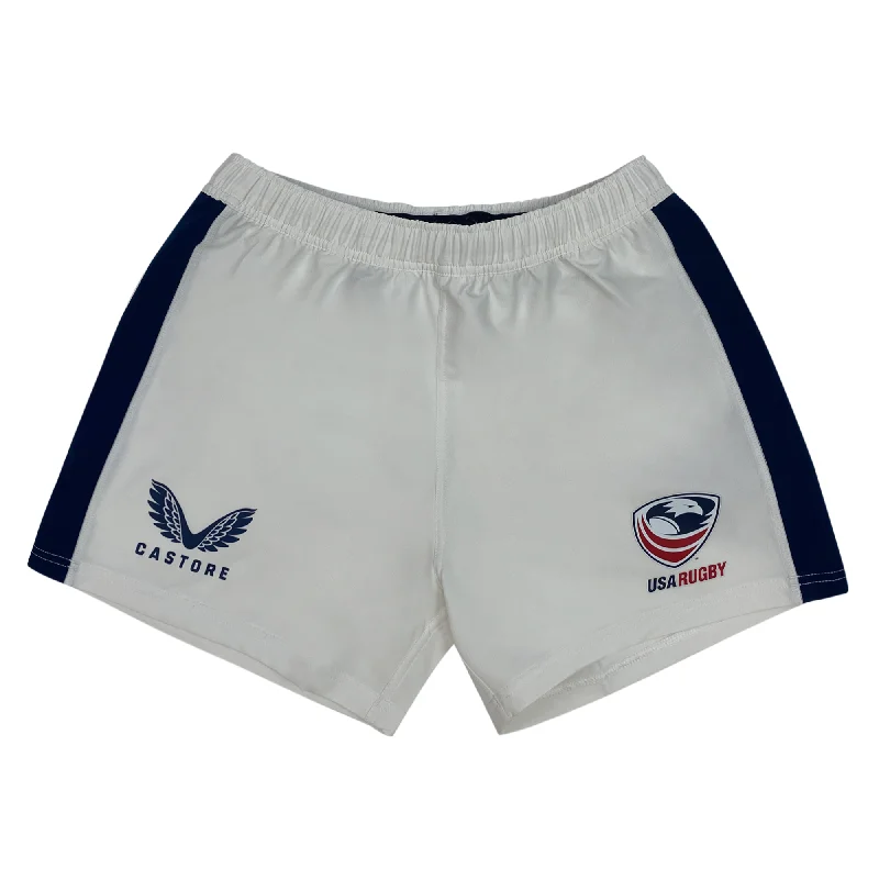 Women's USA Rugby Pro Away Shorts by Castore