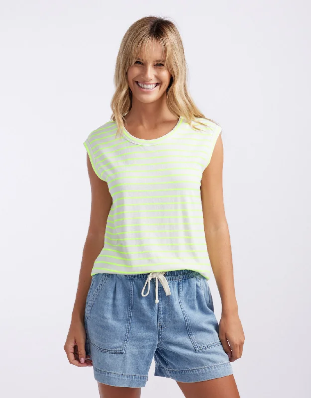 Neon Cali Tank - Neon Yellow