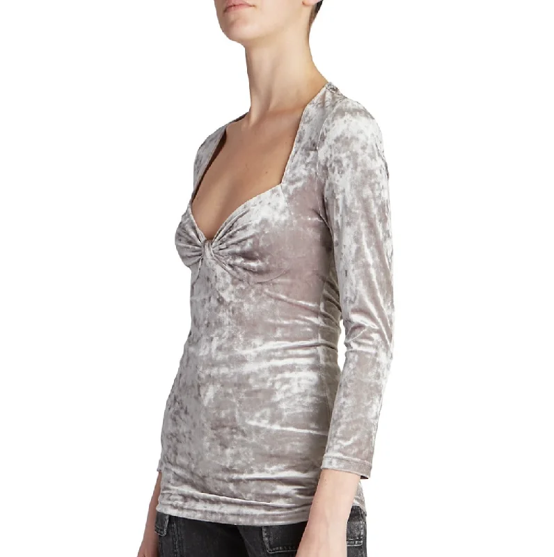 Isabel Marant Gubaia Top - Snow Grey