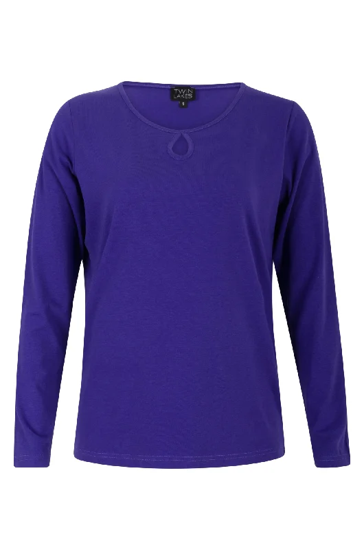 Top with front key hole detail | PURPLE | 6551ZZ