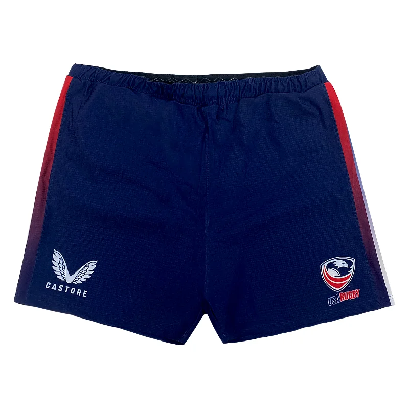 Women's USA Rugby Pro Away Shorts by Castore